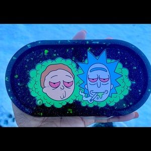 Rick n Morty! Light up Rolling Tray
